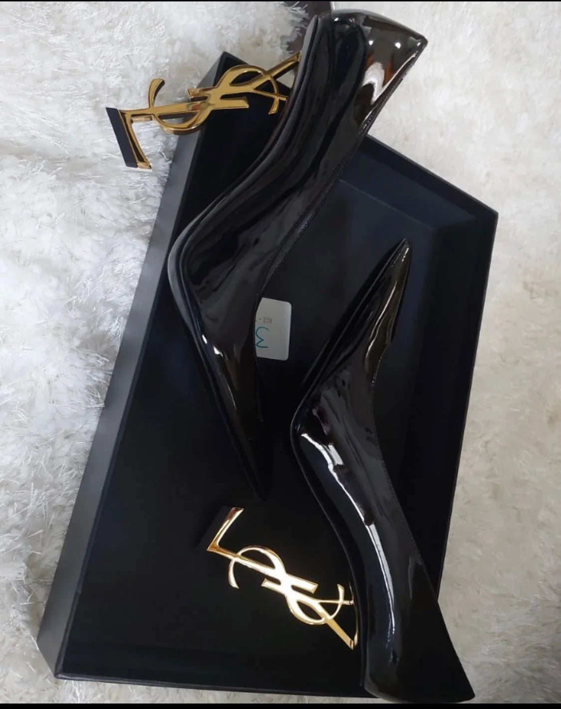 YSL - OPYUM PUMPS IN PATENT LEATHER