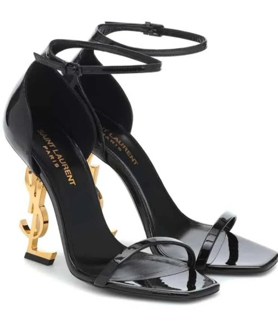 YSL - OPYUM SANDALS IN PATENT LEATHER