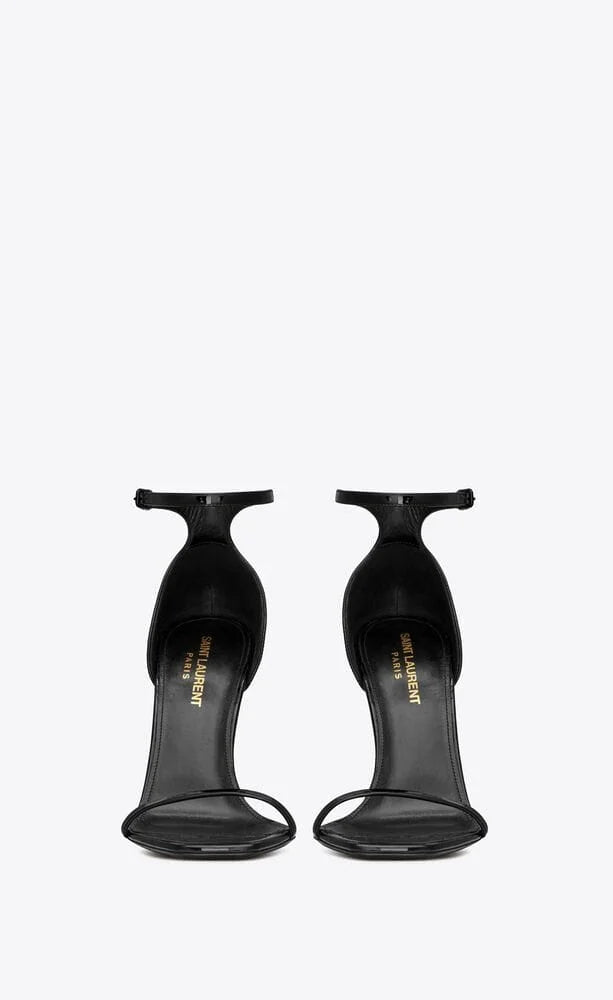 YSL - OPYUM SANDALS IN PATENT LEATHER