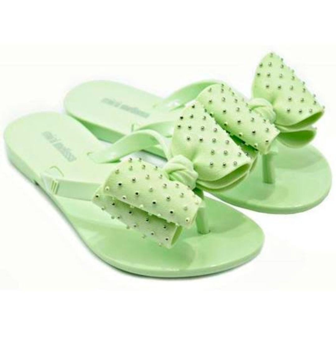 GREEN BOW TIE FLATS