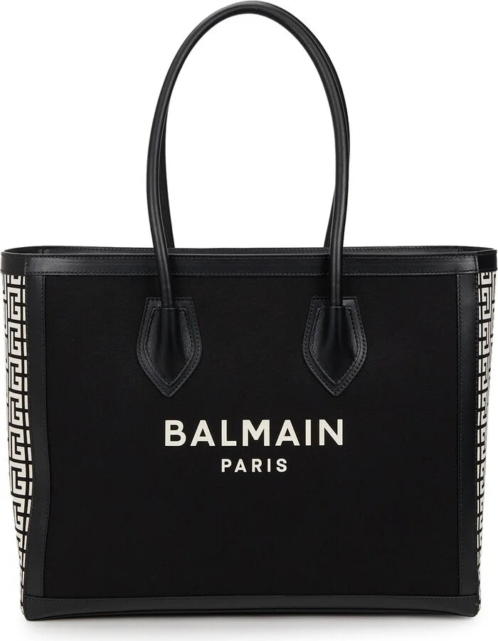 BALMAIN B-ARMY TOTE BAG - BLACK