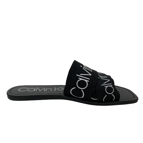 CK 'BAINY' LOGO SLIDES - BLACK