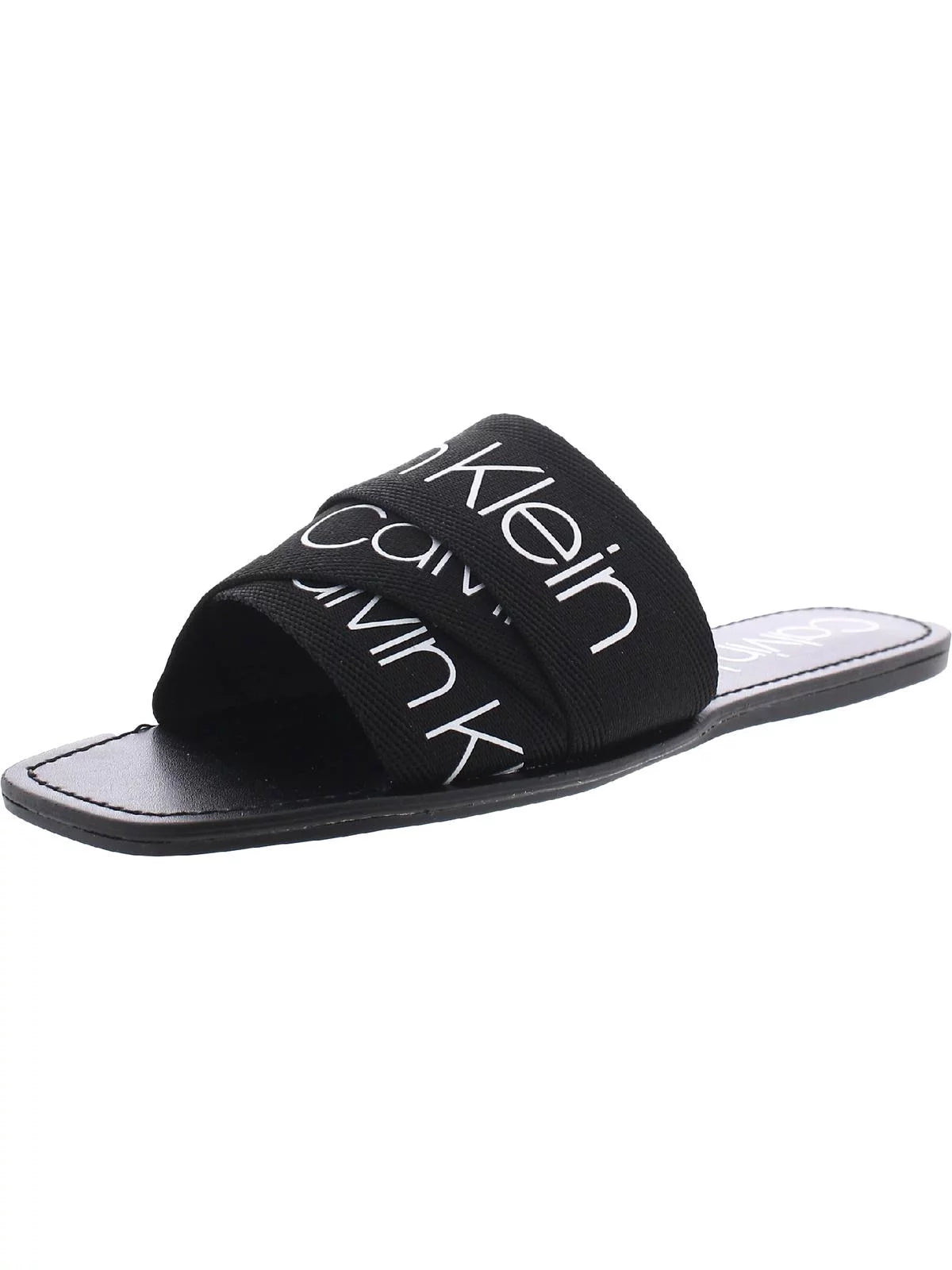 CK 'BAINY' LOGO SLIDES - BLACK