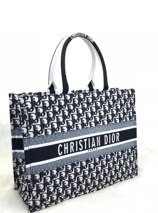 BOOK TOTE BAG - DD GREY