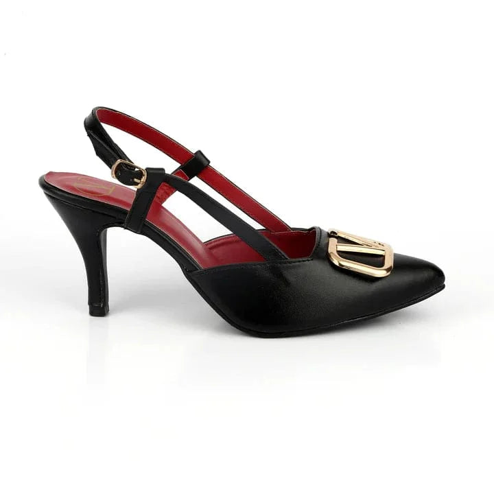 VALENTINO SLINGBACK PUMPS - BLACK