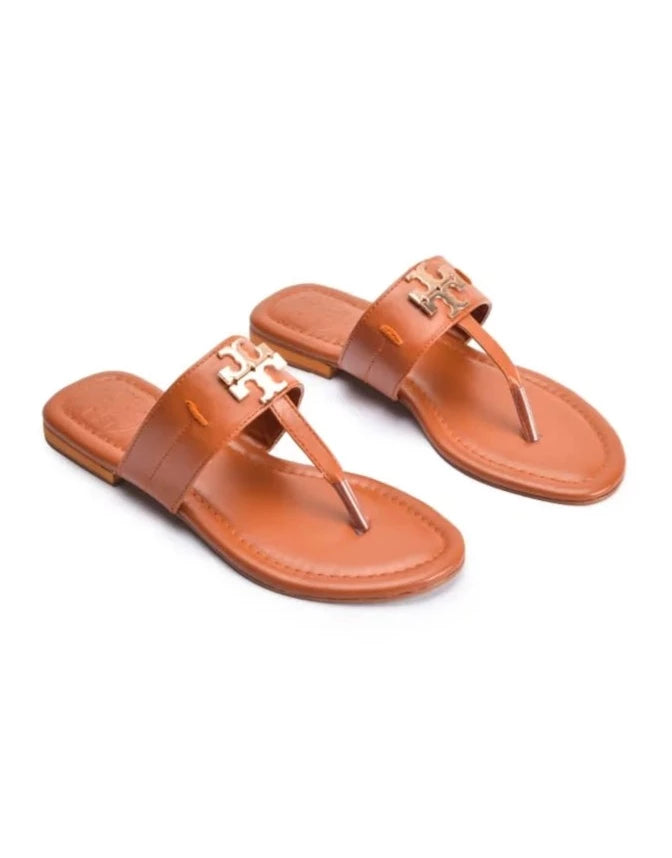 TORY CASUAL SLIPPER - BROWN