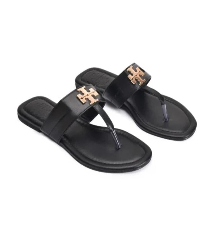 TORY CASUAL SLIPPER - BLACK