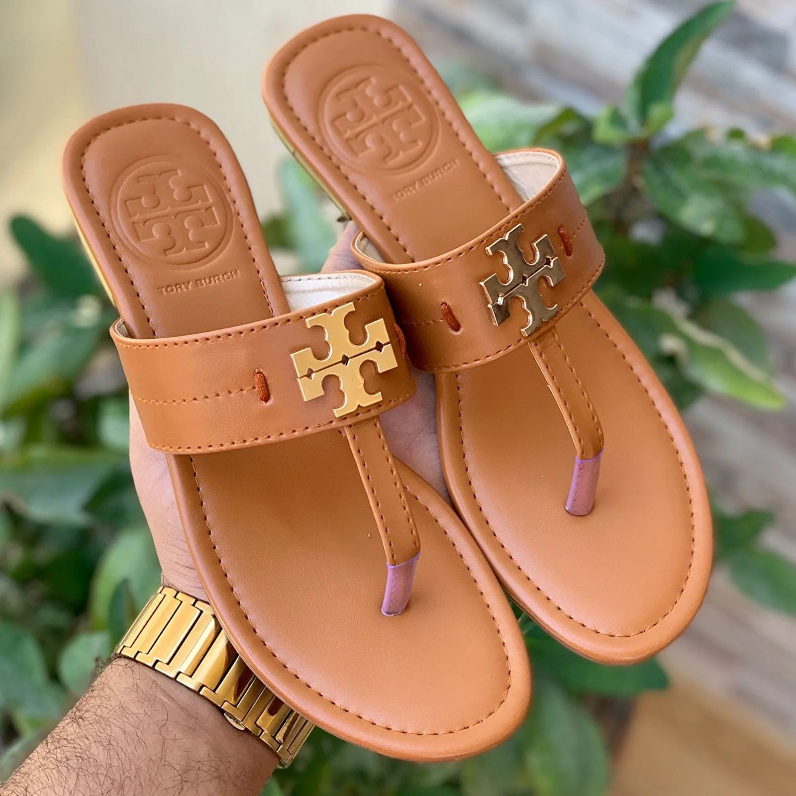 TORY CASUAL SLIPPER - BROWN