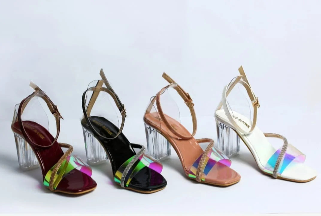 MANOLO RHINESTONE SANDALS