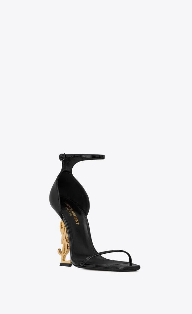 YSL - OPYUM SANDALS IN PATENT LEATHER