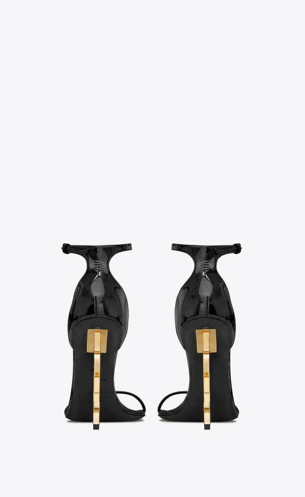 YSL - OPYUM SANDALS IN PATENT LEATHER