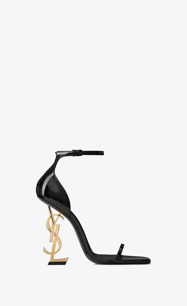 YSL - OPYUM SANDALS IN PATENT LEATHER