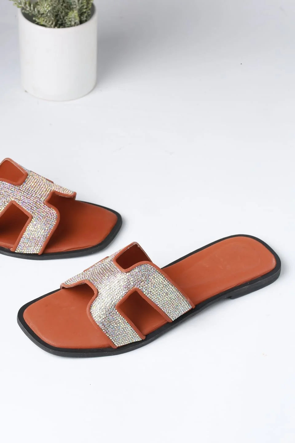 HERMES FANCY STYLISH SLIPPERS