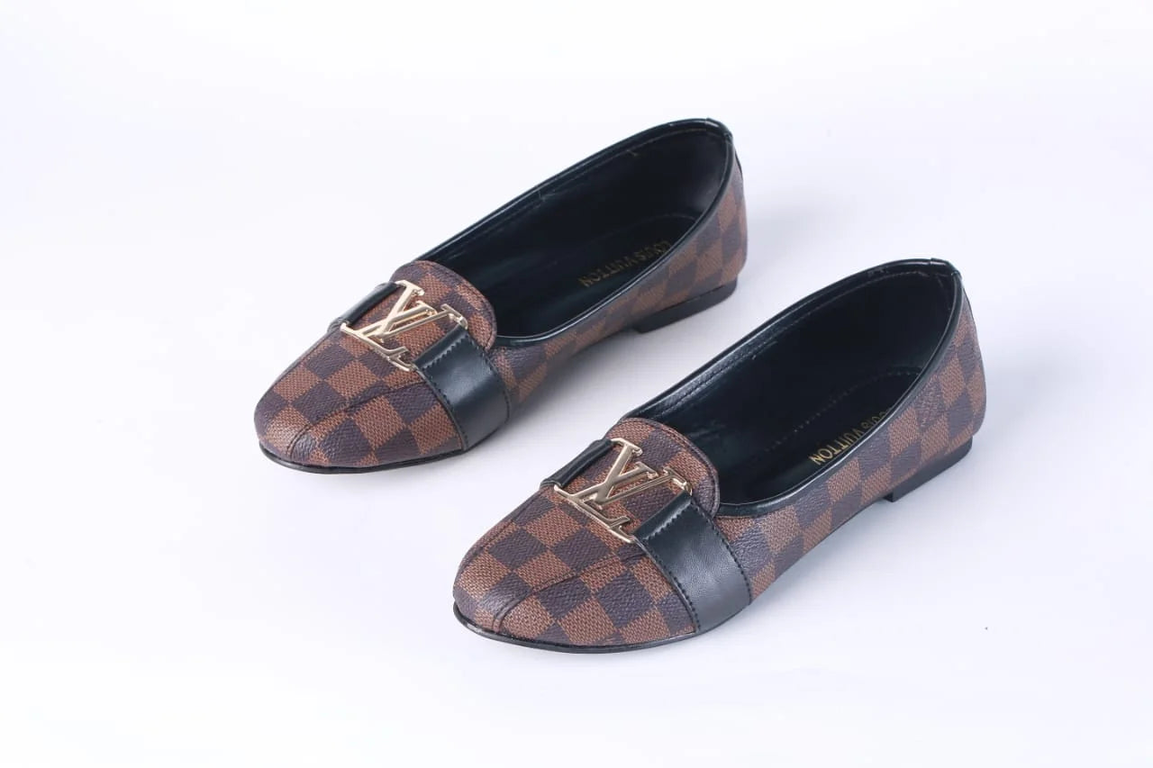 LV MONOGRAM FLAT SHOES