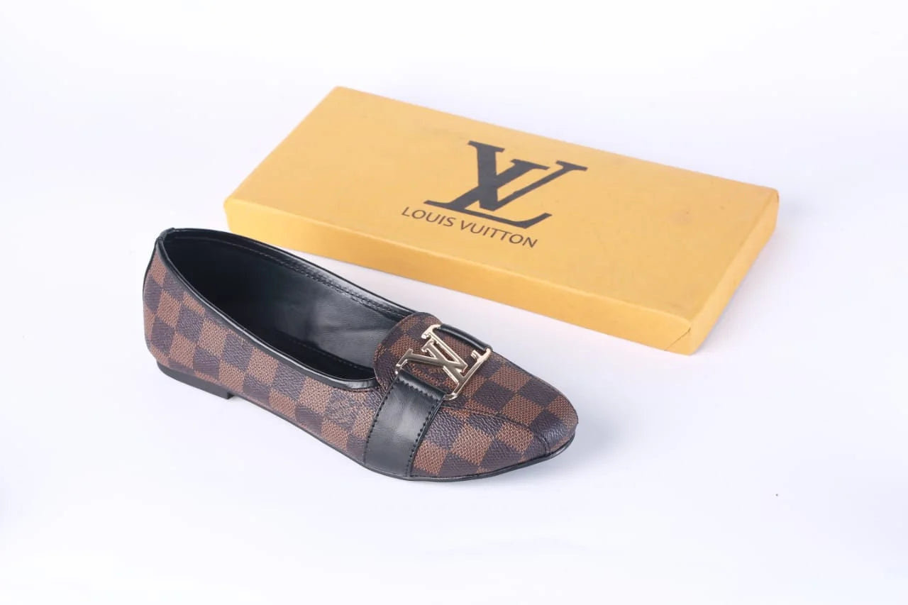 LV MONOGRAM FLAT SHOES