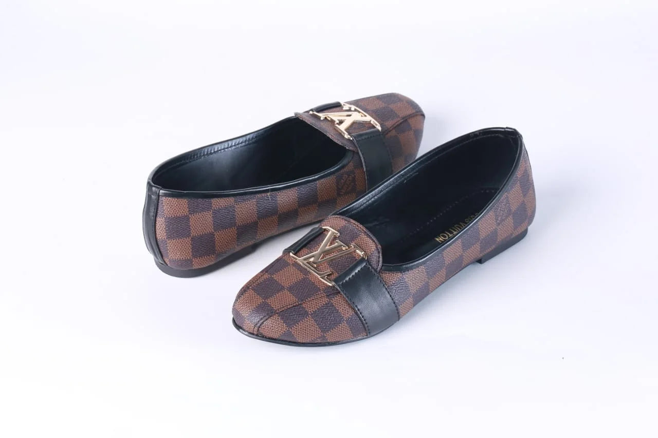 LV MONOGRAM FLAT SHOES