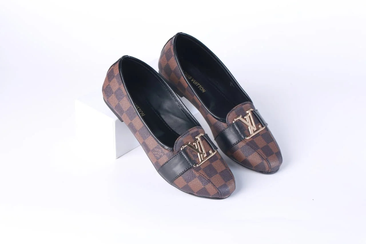 LV MONOGRAM FLAT SHOES