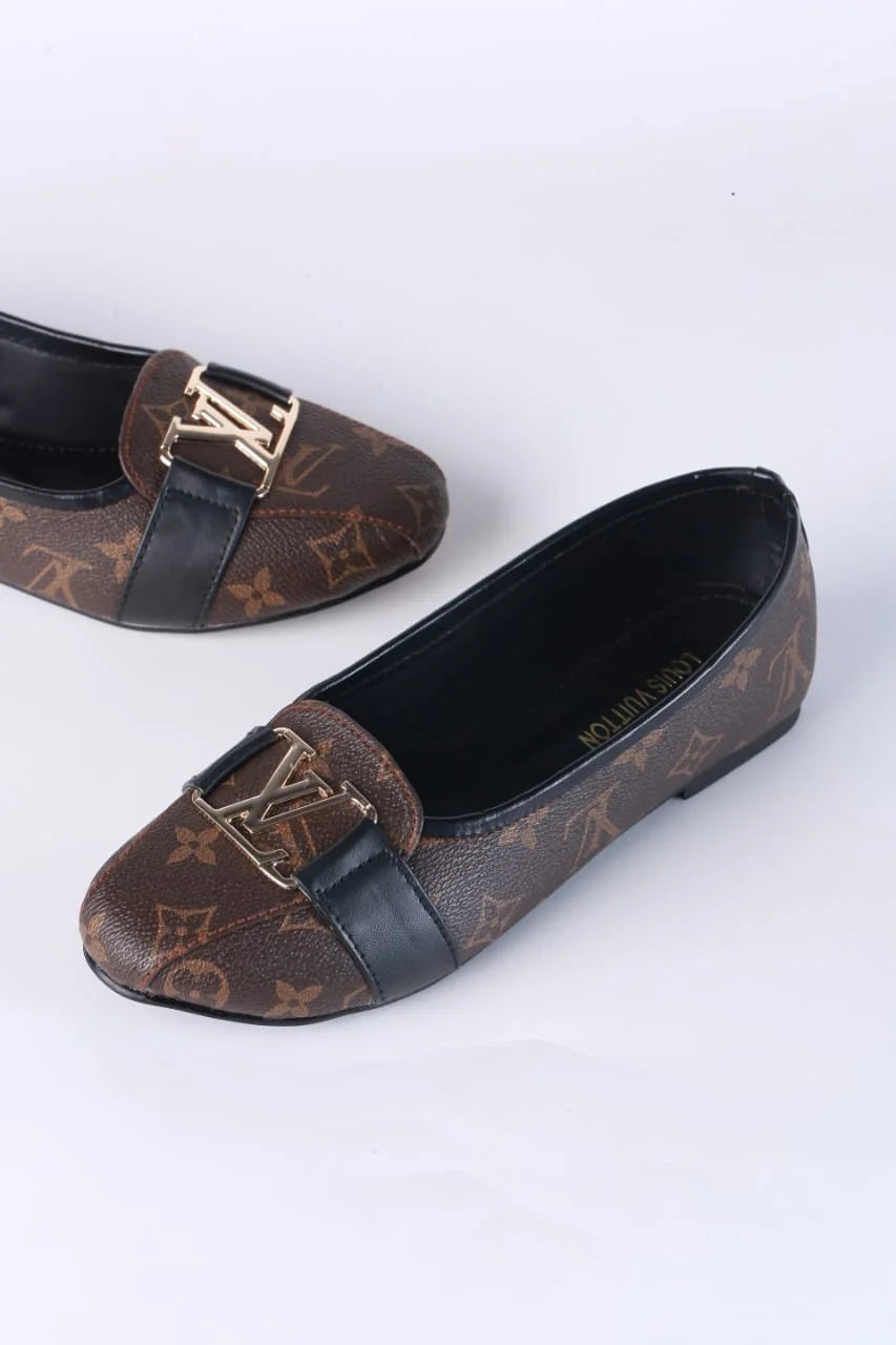LV MONOGRAM FLAT SHOES