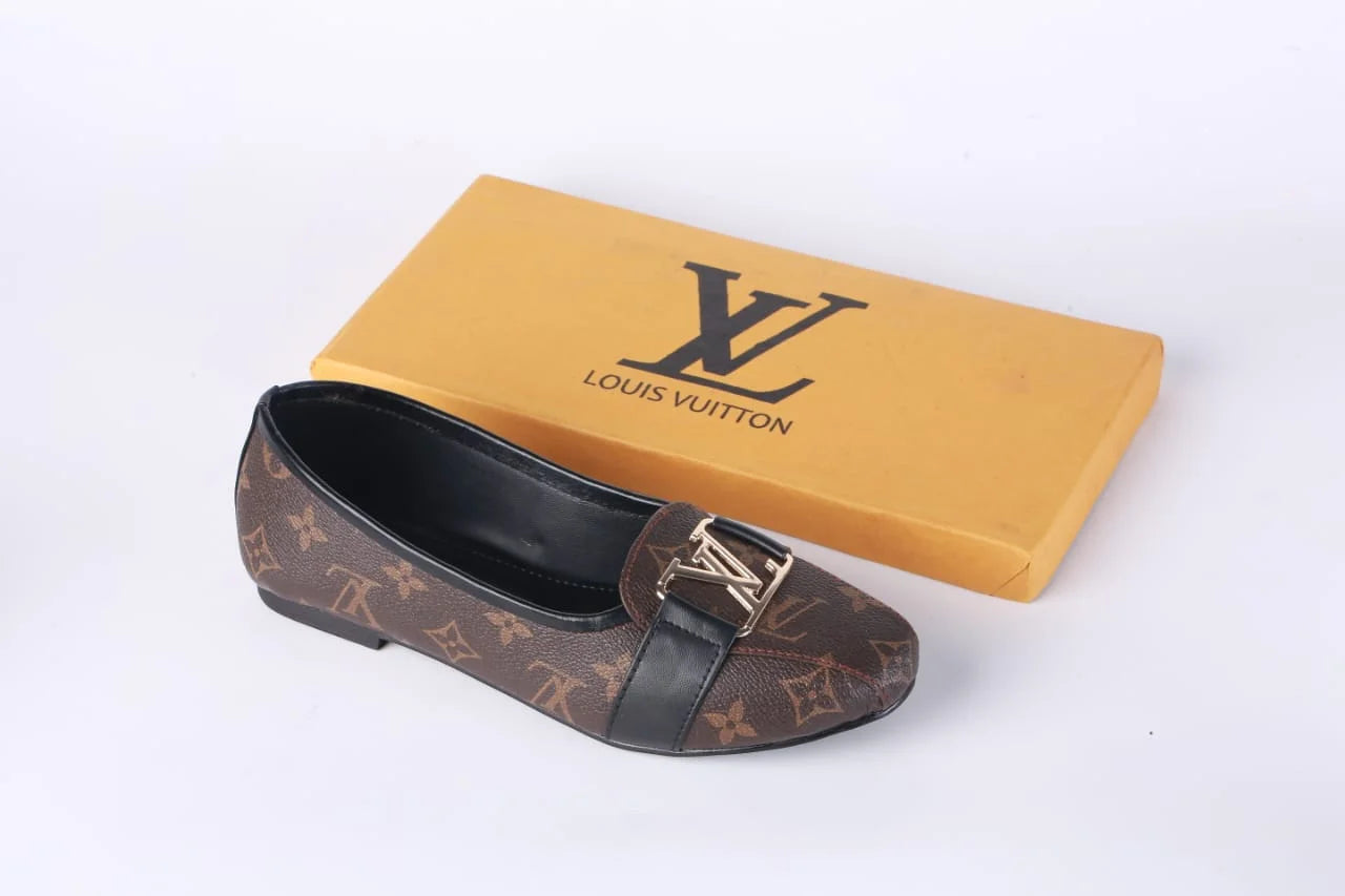 LV MONOGRAM FLAT SHOES
