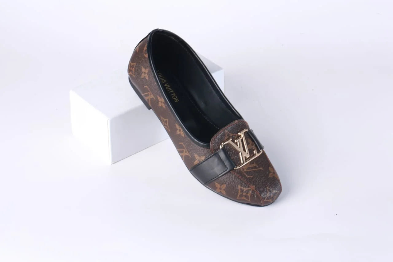 LV MONOGRAM FLAT SHOES
