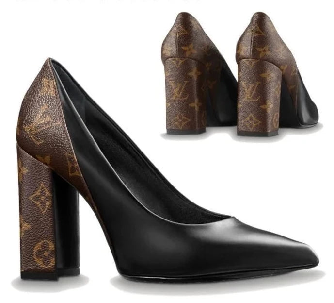 Lv block heels clearance