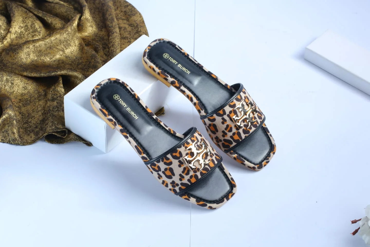 TB ELEANOR SLIDE - LEOPARD