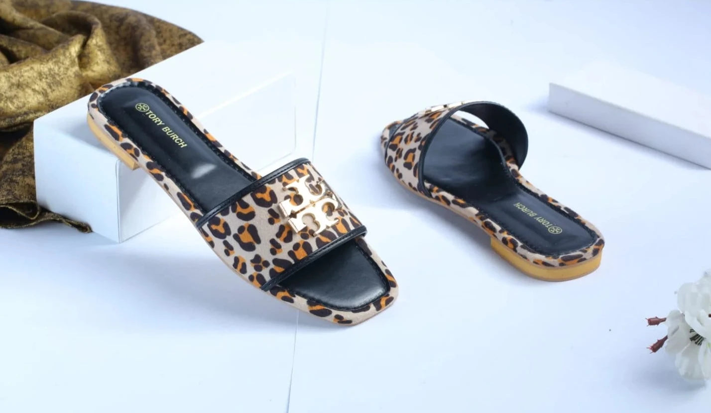 TB ELEANOR SLIDE - LEOPARD