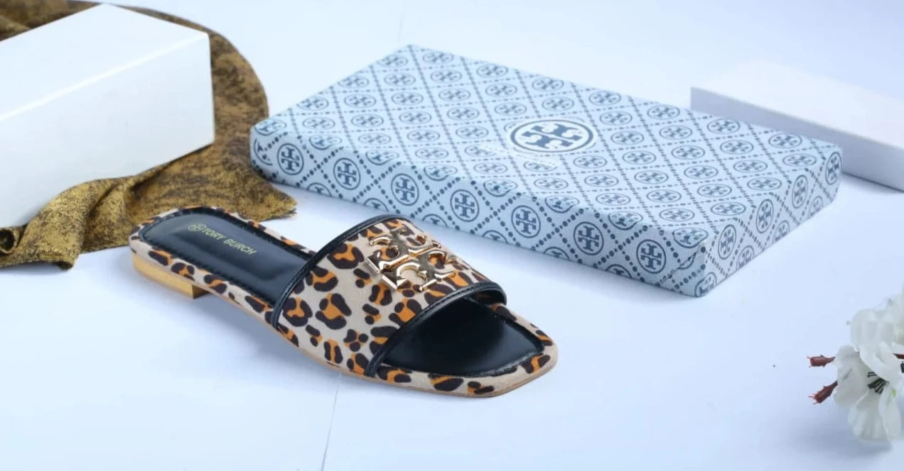 TB ELEANOR SLIDE - LEOPARD