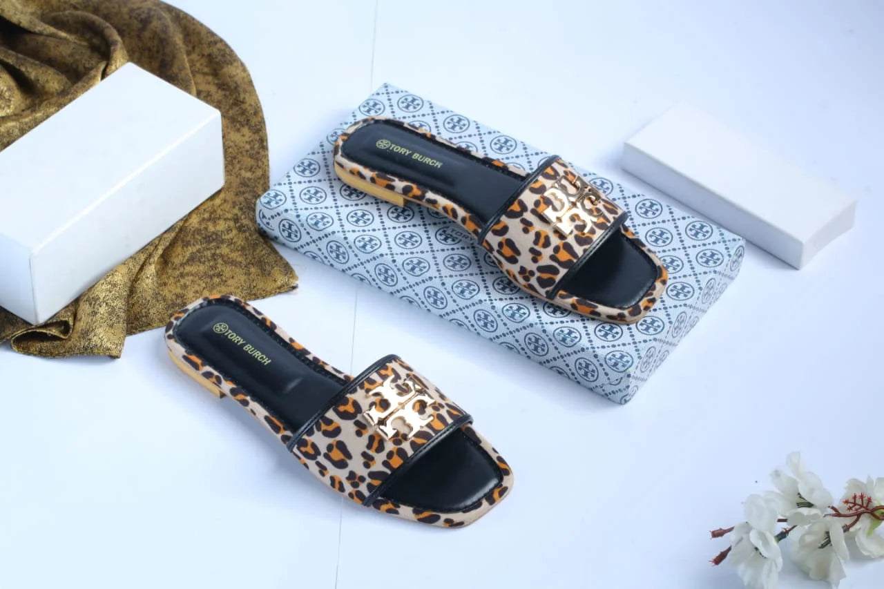 TB ELEANOR SLIDE - LEOPARD