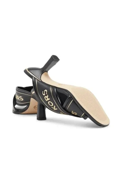 MK WOMEN'S GIDEON LOGO TAPE MULE - BLACK