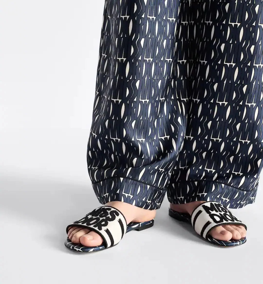 MISS DIOR DWAY SLIDES - NAVY