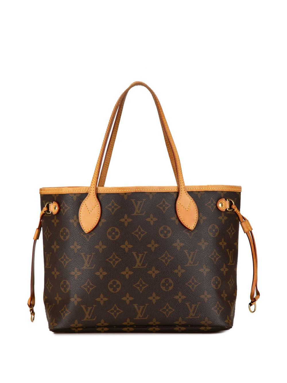 LV LOUIS VUITTON NEVERFULL TOTE BAG - BROWN ALPHA