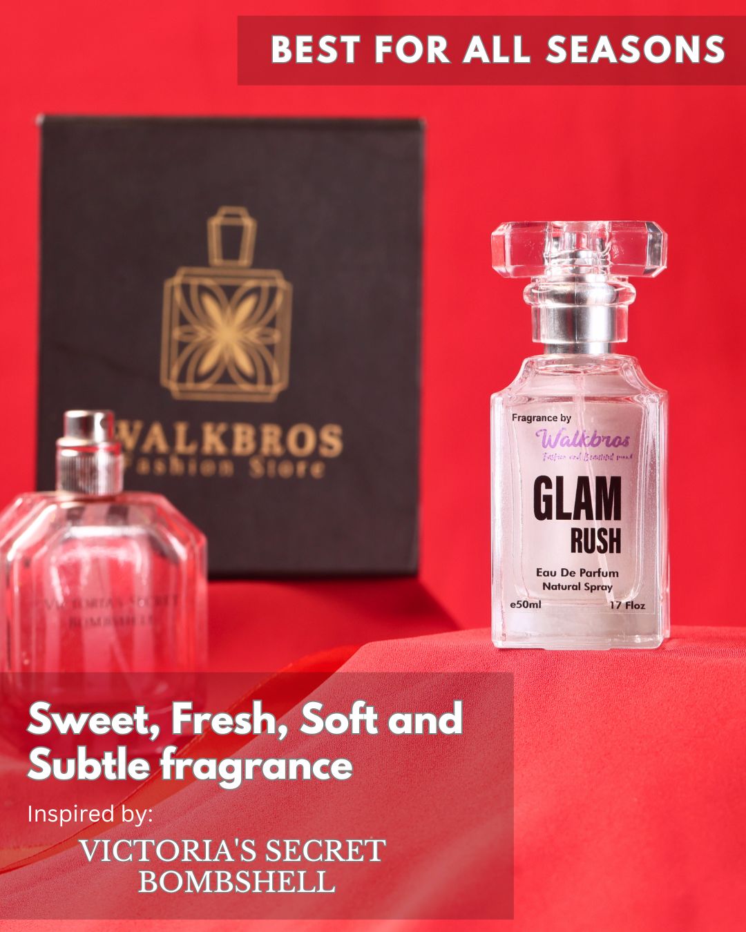 GLAM RUSH PERFUME - Inspired Victoria's Secret Bombshell