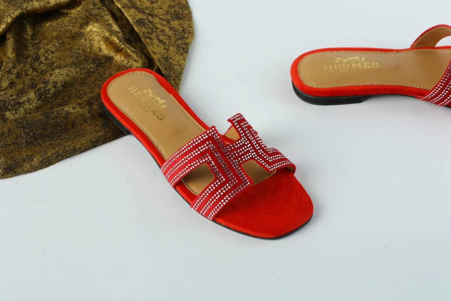 HERMES ORAN SANDAL - MAROON