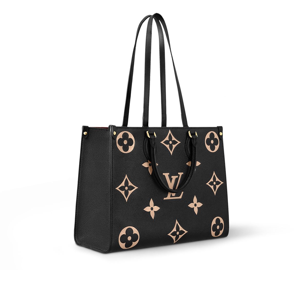 Louis Vuitton OnTheGo MM - BLACK & BEIGE