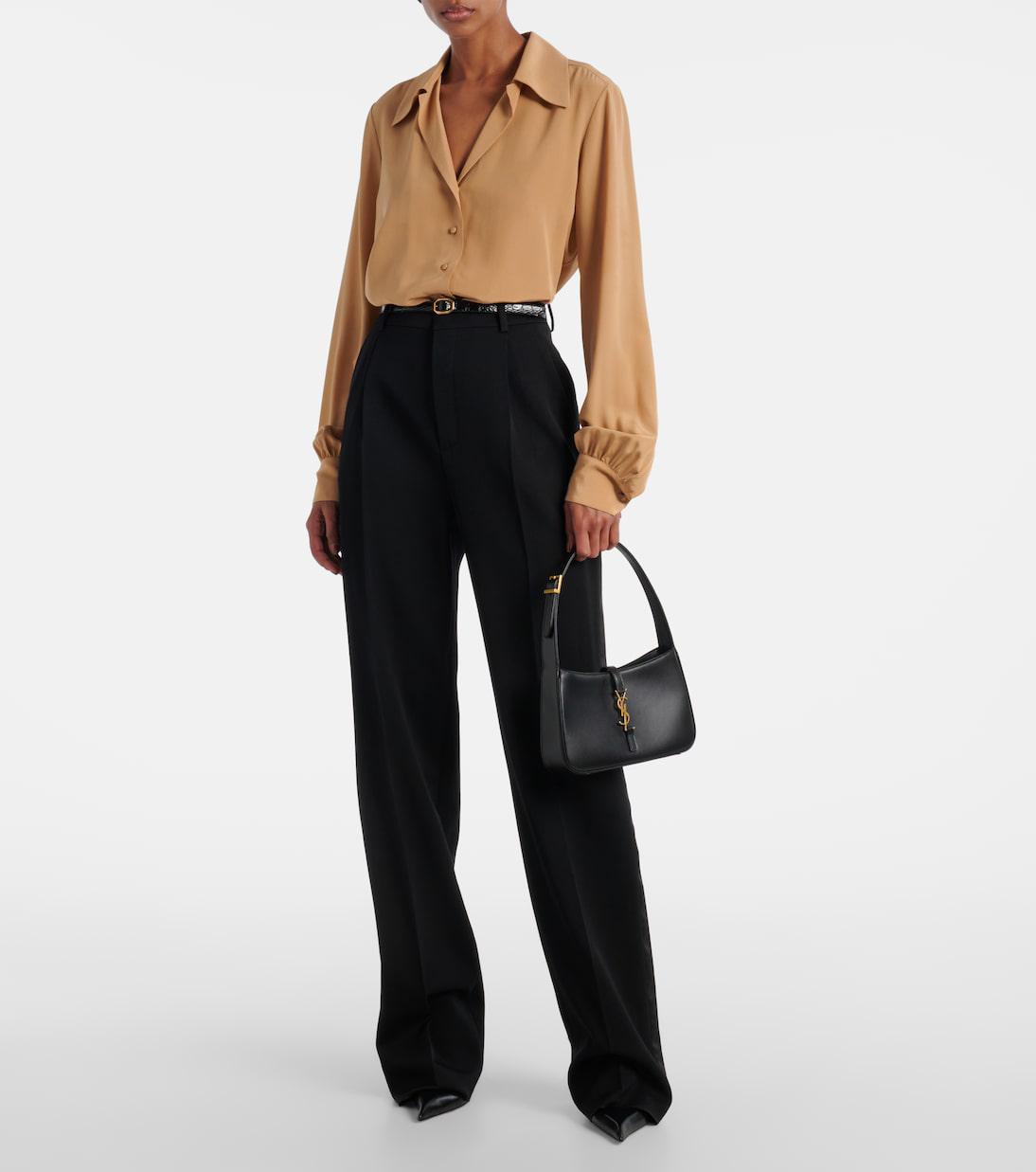 SAINT LAURENT Le 5 à 7 hobo shoulder BAG =BLACK