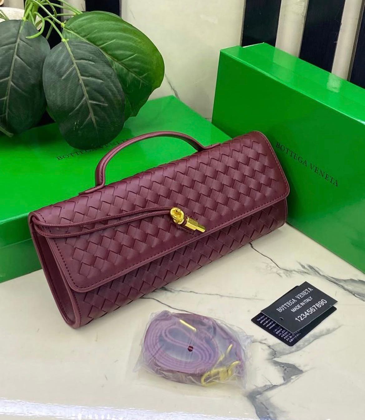 3078 Bottega Veneta Andiamo Bag