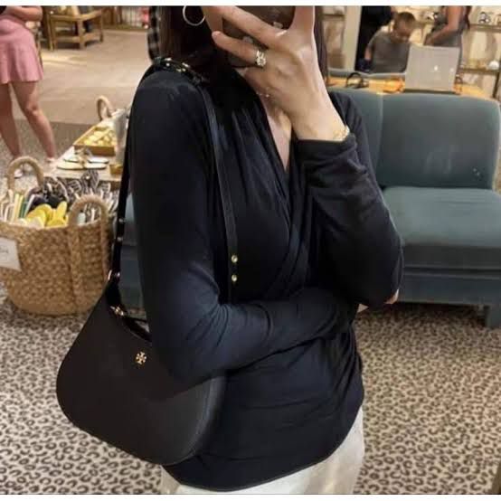Tory Burch Emerson Shoulder Bag Black
