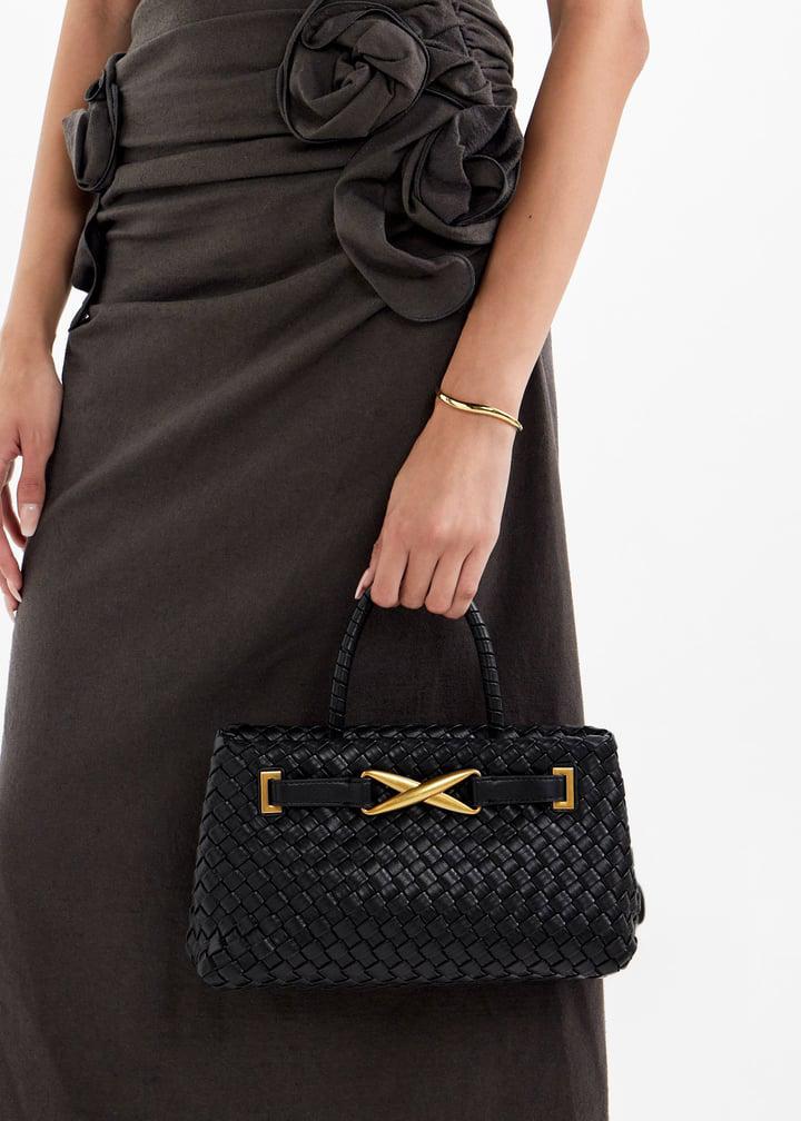 JW Pei Elora Woven Tote Bag
