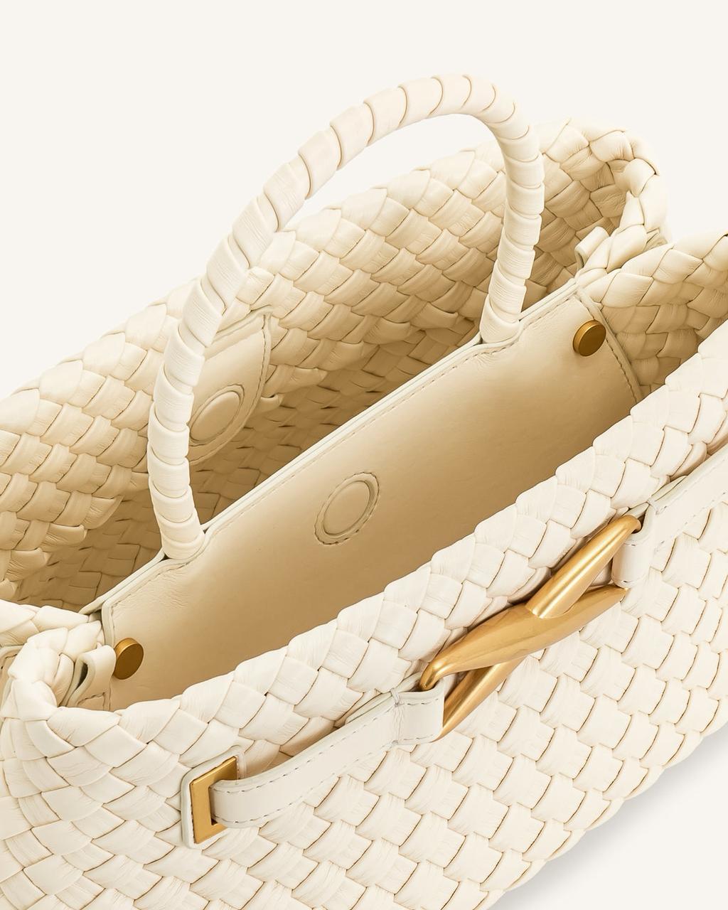 JW Pei Elora Woven Tote Bag