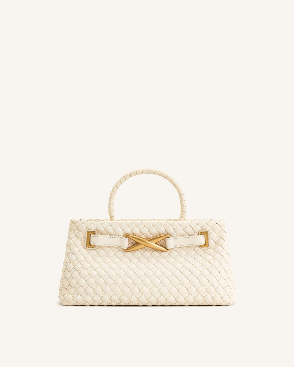 JW Pei Elora Woven Tote Bag