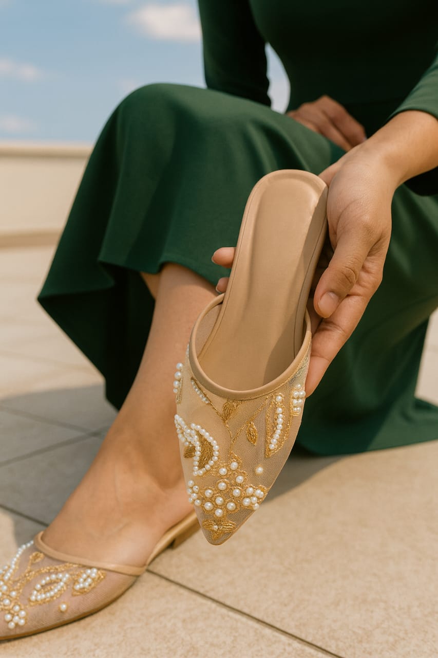 ZARA PEARLS HALF BANTO - 002