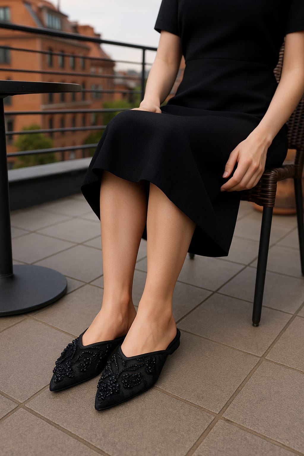 ZARA PEARLS HALF BANTO - 002