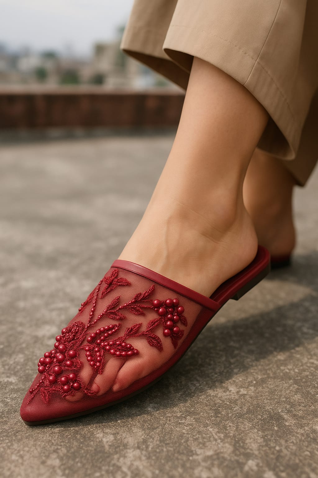 ZARA PEARLS HALF BANTO - 002