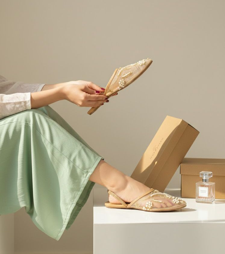 Zara Elegant Beige  Mules